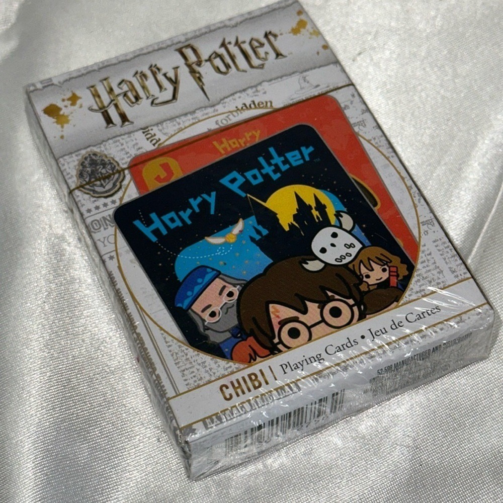 Harry Potter Chibi Playing Cards Aquarius 52 Card Deck Wizarding World New